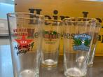 Antieke Heineken Glazen + Krat, Verzamelen, Ophalen, Nieuw, Bierglas