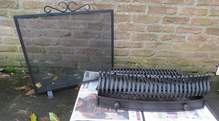 Complete openhaard set, Huis en Inrichting, Haarden, Gebruikt, Houthaard, Ophalen