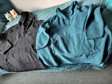 2 Fleece Truien - Ulla Popken mt 50/52 beschikbaar voor biedingen