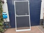 Te koop: Hordeur wit 204x100cm, eventueel ook in te korten, Doe-het-zelf en Verbouw, Ophalen, Kunststof, Gebruikt, 80 tot 100 cm