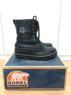 Sorel leren snowboots waterdicht heren – maat 40 - zwart, Zwart, Boots, Ophalen of Verzenden, Zo goed als nieuw