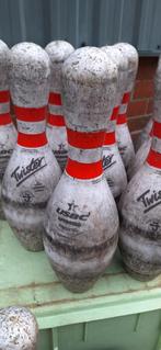 Set met 10 Bowling pins, kegels en een bal🎳, Ophalen, Gebruikt, Onbekend, Bal