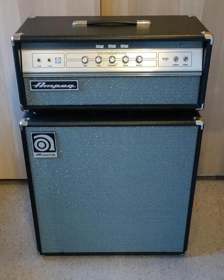 Ampeg V-4B buizenversterker + SVT-212AV – zo goed als nieuw, Muziek en Instrumenten, Versterkers | Bas en Gitaar, Zo goed als nieuw