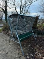 Hooiruif met dak en voerbakken voor paarden, Toebehoren, 2 of 3 paarden of pony's