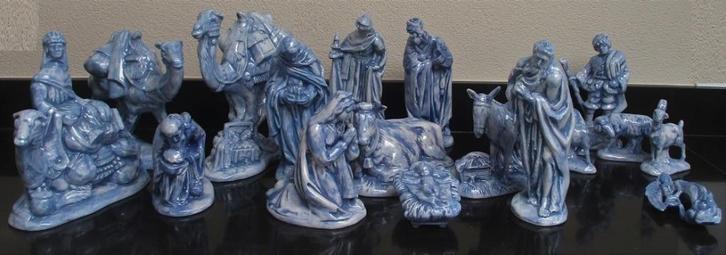 atlantic mold 18 kerststal figuren, Diversen, Kerst, Zo goed als nieuw, Ophalen of Verzenden