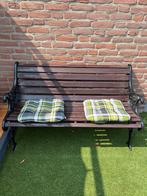 Tuinbank hout/ met gietijzeren, Ophalen, Zo goed als nieuw, Hout