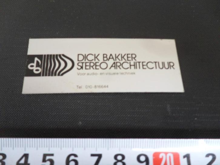 sticker folie rotterdam dick bakker stereo architectuur, Verzamelen, Stickers, Zo goed als nieuw, Bedrijf of Vereniging, Ophalen