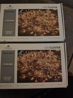 2x cluster verlichting led witte snoer, Diversen, Kerst, Ophalen, Gebruikt
