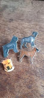 Vintage Honden Speldjes - Set van 4, Verzamelen, Ophalen of Verzenden