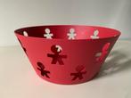 ALESSI - design KINGKONG - metalen schaal in rood - nieuw, Overige materialen, Mand, Rond, Nieuw