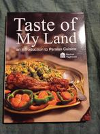 Taste of My Land - Perzische Keuken, Boeken, Kookboeken, Azië en Oosters, Tapas, Hapjes en Dim Sum, Ophalen of Verzenden, Zo goed als nieuw