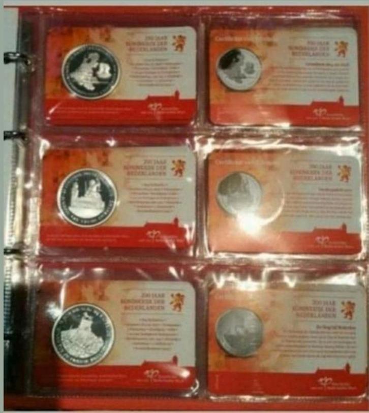 200 JAAR KONINKRIJK DER NEDERLANDEN KAVEL 90, Postzegels en Munten, Munten | Nederland, Setje, Overige waardes, Koningin Beatrix