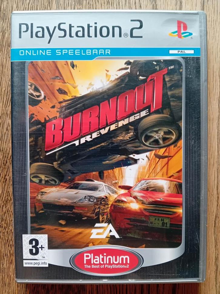 Burnout Revenge - PS2 - Racegame, Spelcomputers en Games, Games | Sony PlayStation 2, Gebruikt, Racen en Vliegen, 2 spelers, Vanaf 3 jaar