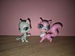 LPS Littlest Pet shop 2 katten Lilly Laroux Hisako Matsen, Ophalen of Verzenden, Gebruikt