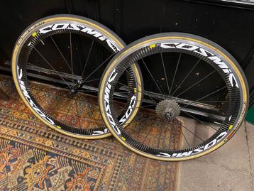 Mavic Cosmic achterwiel defect velg & Vitoria Corsa banden beschikbaar voor biedingen