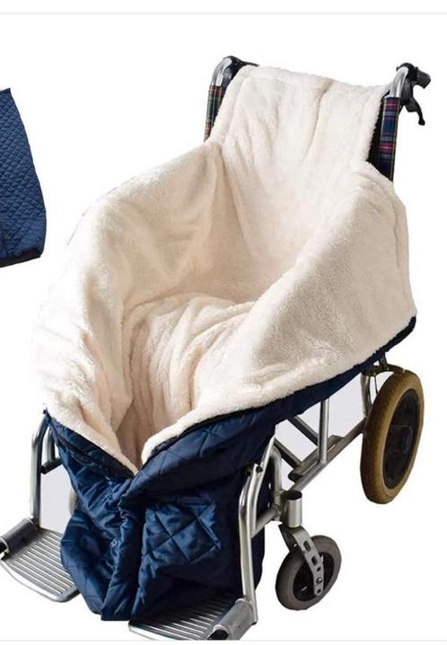 Rolstoeldeken, deken met voetenzak, gevoerd, waterdicht, Diversen, Rolstoelen, Zo goed als nieuw, Ophalen of Verzenden