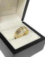 Aller Spanninga 14 Karaat Gouden Bandring 0.25 ct Diamant