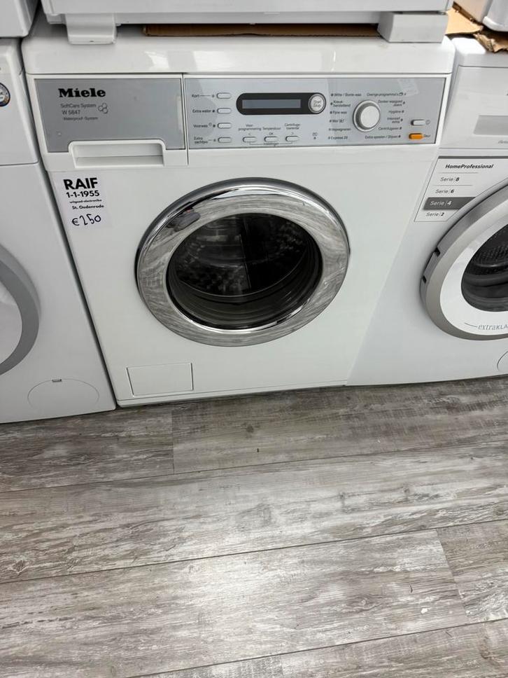Miele w5847wps 7 kg 1400 t gebruikt, Witgoed en Apparatuur, Wasmachines, Gebruikt, Voorlader, 6 tot 8 kg, Minder dan 85 cm, 1200 tot 1600 toeren