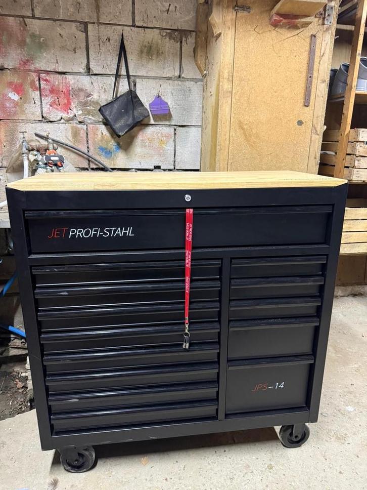 Jet Profi-Stahl Gereedschapskar - Compleet Gevuld, Doe-het-zelf en Verbouw, Gereedschap | Handgereedschap, Zo goed als nieuw, Ophalen