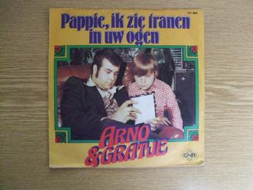 ARNO & GRADJE   PAPPIE, IK ZIE TRANEN IN JE OGEN / DE KERMIS beschikbaar voor biedingen