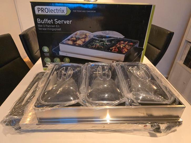 Prolectrix Buffet Server - z.g.a.Nieuw in doos!, Witgoed en Apparatuur, Fonduesets, Nieuw, Fondueset, Elektrisch, Ophalen of Verzenden