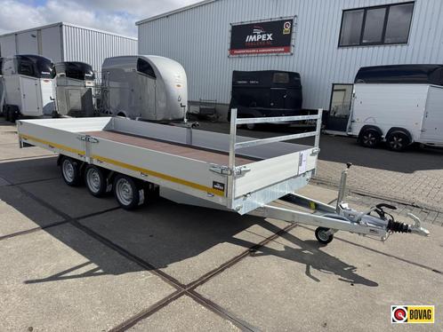 Bij Impex Eduard 3-asser 500x200 3500kg alu oprijplaten nwe, Auto diversen, Aanhangers en Bagagewagens, Nieuw