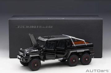 1:18 Autoart Mercedes-Benz G63 AMG 6x6 Zwart - AANBIEDING! beschikbaar voor biedingen