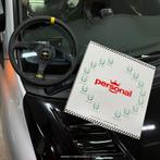 Nardi Personal Trophy leder stuur sportstuur 350mm geel, Auto diversen, Tuning en Styling, Ophalen of Verzenden