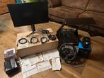 LG UtraGear Gaming Monitor Logitech G29 Racing Wheel + Stand, Ophalen of Verzenden, Gebruikt, Overige typen, PlayStation 1