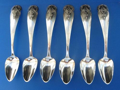 Zilveren en groot formaat theelepels van AK 47, Antiek en Kunst, Antiek | Goud en Zilver, Zilver, Verzenden