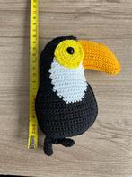Nieuwe gehaakte knuffel kaketoe, Ophalen of Verzenden, Nieuw, Overige typen