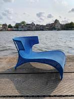 Vintage IKEA lounge stoel design Monica Mulder, Ophalen, Blauw, Metaal, Eén