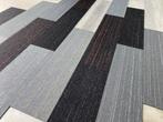 Budget microtuft tapijttegels in de mix 25x100cm, 75 m² of meer, Nieuw, Ophalen of Verzenden, Crème