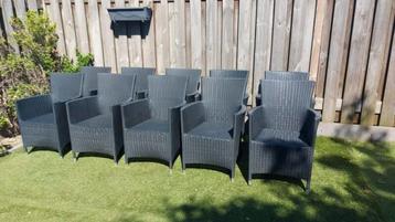 Supermooie wicker tuinstoelen  beschikbaar voor biedingen