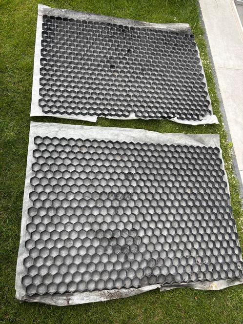 2x Grindmatten 120x80cm, Tuin en Terras, Terrasdelen en Vlonders, Gebruikt, Kunststof, Ophalen