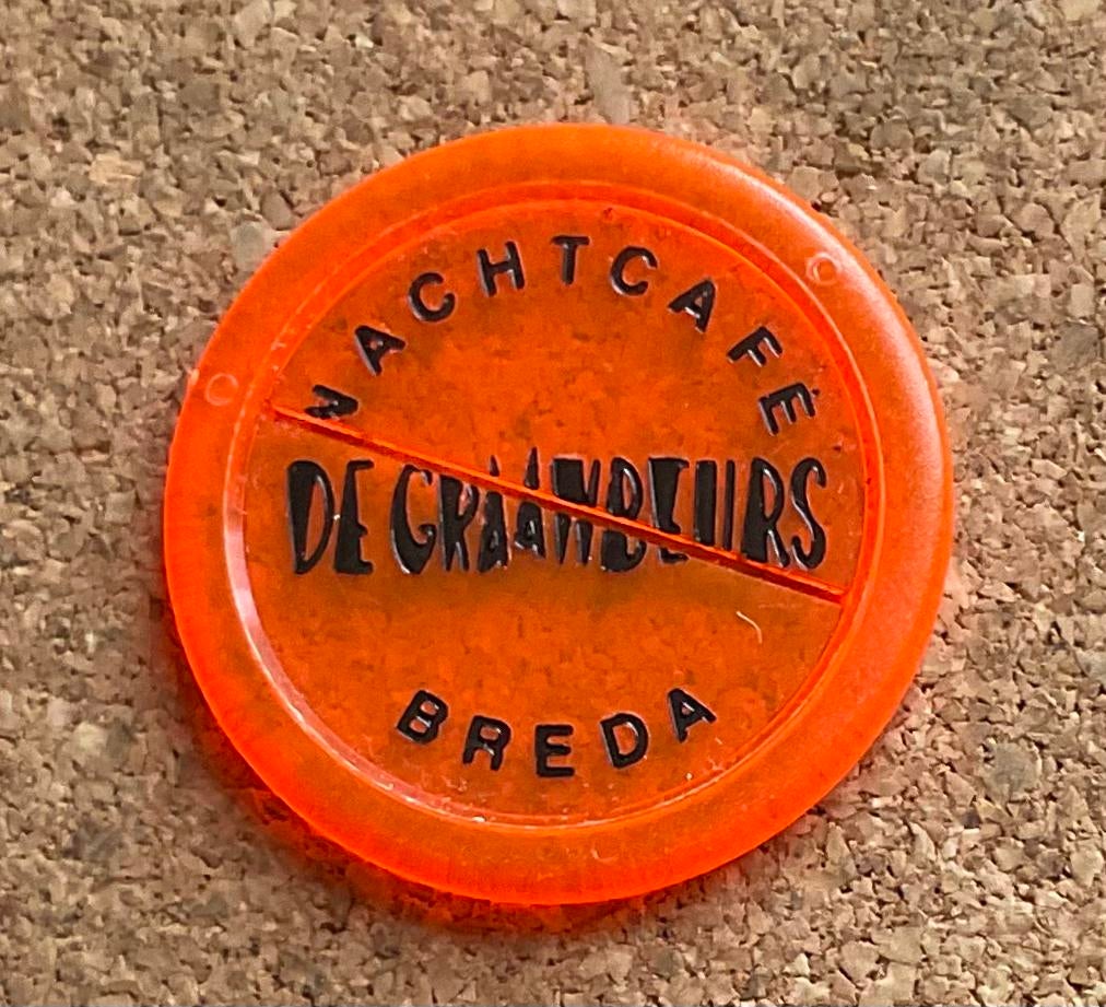 Penning - NACHTCAFE - DE GRAANBEURS - BREDA, Ophalen of Verzenden, Overige materialen, Nederland