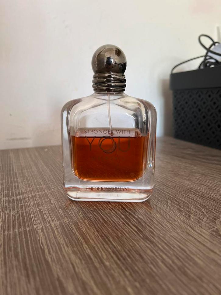 Armani Stronger With You Intensely 50ml, Sieraden, Tassen en Uiterlijk, Uiterlijk | Parfum, Gebruikt, Ophalen of Verzenden