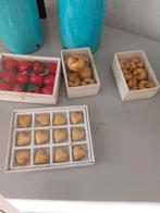 Nostalgische kerst( boom) versiering/ appeltjes/ goud/ rood, Diversen, Kerst, Ophalen