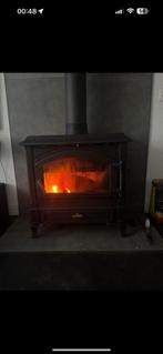 efel houtkachel, alles brander. 16KW!!, Ophalen, Zo goed als nieuw, Vrijstaande haard, Houthaard