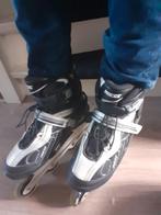 Skeelers maat 47 met beschermers, Sport en Fitness, Skeelers, Inline skates 4 wielen, Heren, Zo goed als nieuw, Ophalen