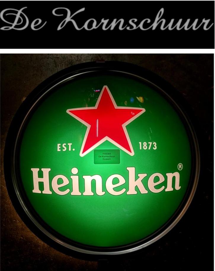 Heineken Bier lichtbak met verlichting 51 cm FH5368, Verzamelen, Biermerken, Nieuw, Reclamebord, Plaat of Schild, Heineken, Ophalen of Verzenden