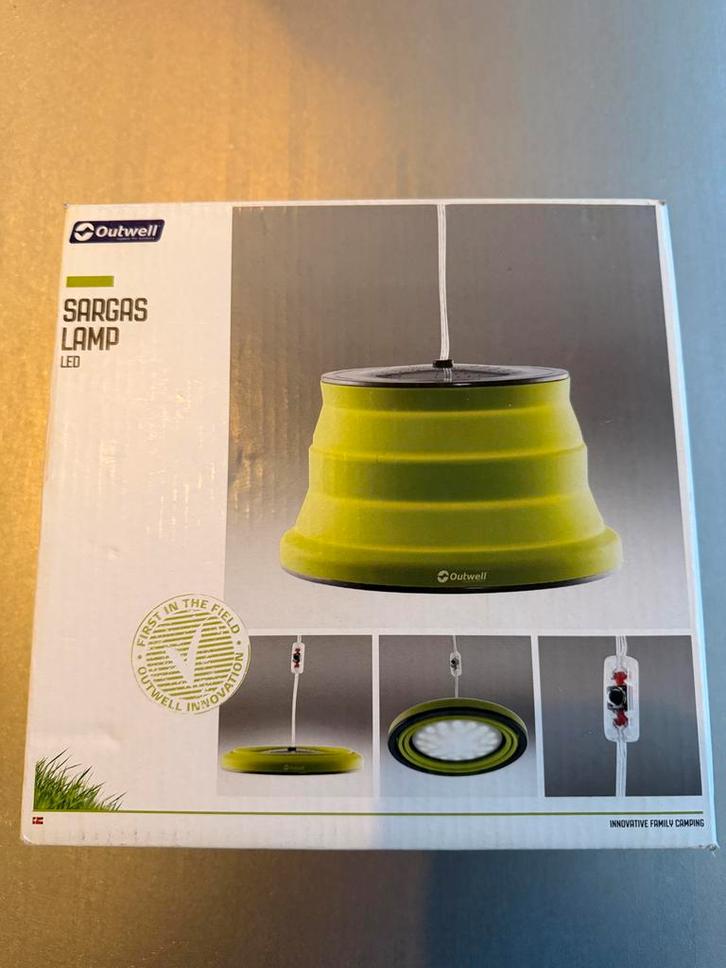 Outwell Sargas Lamp - Campinglamp, Caravans en Kamperen, Kampeeraccessoires, Zo goed als nieuw, Ophalen of Verzenden