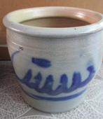 curiosa: Keulse zout pot - 1 liter / retro glazen zoutpotjes, Antiek en Kunst, Curiosa en Brocante, Ophalen of Verzenden