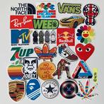 Stickers logo hypebeast The North Face Palace Vans Converse, Ophalen of Verzenden, Nieuw, Meerdere stickers