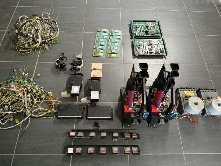 lot onderdelen BELL Fruit Scorpion 2 +voeding + kabels.., Verzamelen, Automaten | Gokkasten en Fruitautomaten, Gebruikt, Euro