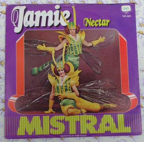 mistral - jamie, Cd's en Dvd's, Vinyl Singles, Zo goed als nieuw, Single, Nederlandstalig, 7 inch, Ophalen of Verzenden