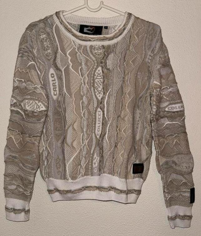 Zgan Carlo Colucci Trui Creme Maat XS, Kleding | Heren, Truien en Vesten, Zo goed als nieuw, Ophalen of Verzenden