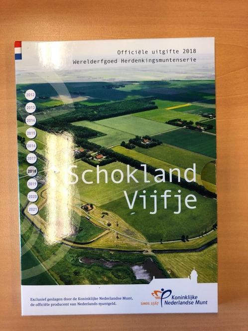 Vijfje zilver proof: Leeuwarden, Schokland, Fanny Blankers, Postzegels en Munten, Munten | Europa | Euromunten, Losse munt, 5 euro