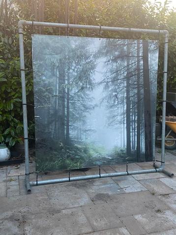 Stevig metalen frame 2.10x2.10m | Privacy, Tuin of Reclame beschikbaar voor biedingen