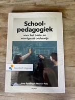 (Studie)boek: Schoolpedagogiek, Boeken, Studieboeken en Cursussen, Ophalen of Verzenden, Nieuw, HBO, Noordhoff Uitgevers
